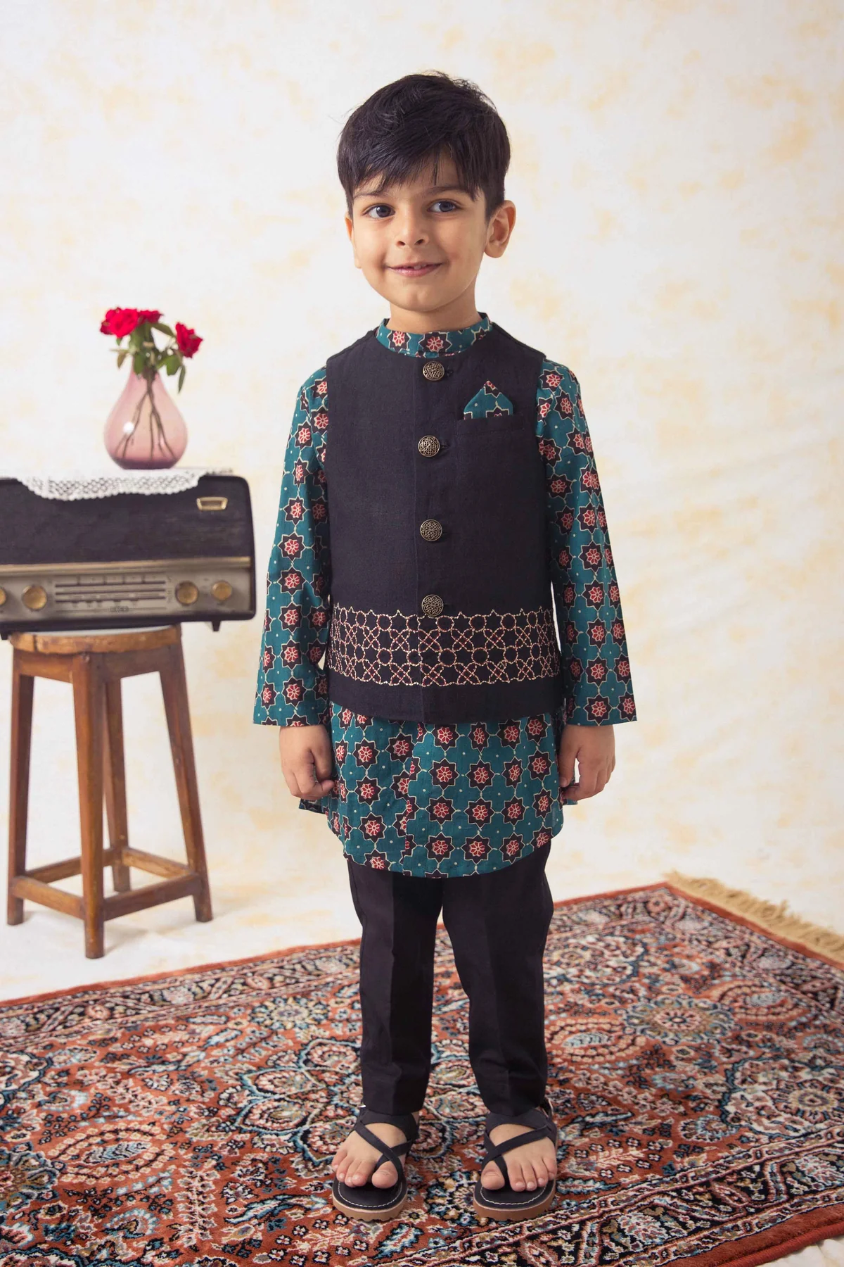 Grey Stylish Dress for Boys