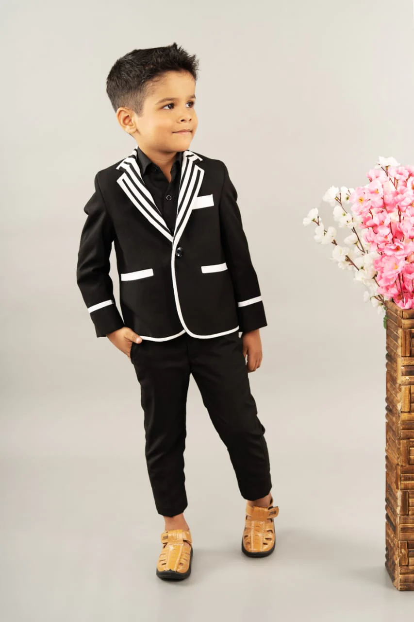Black Stylish Dress for Boys