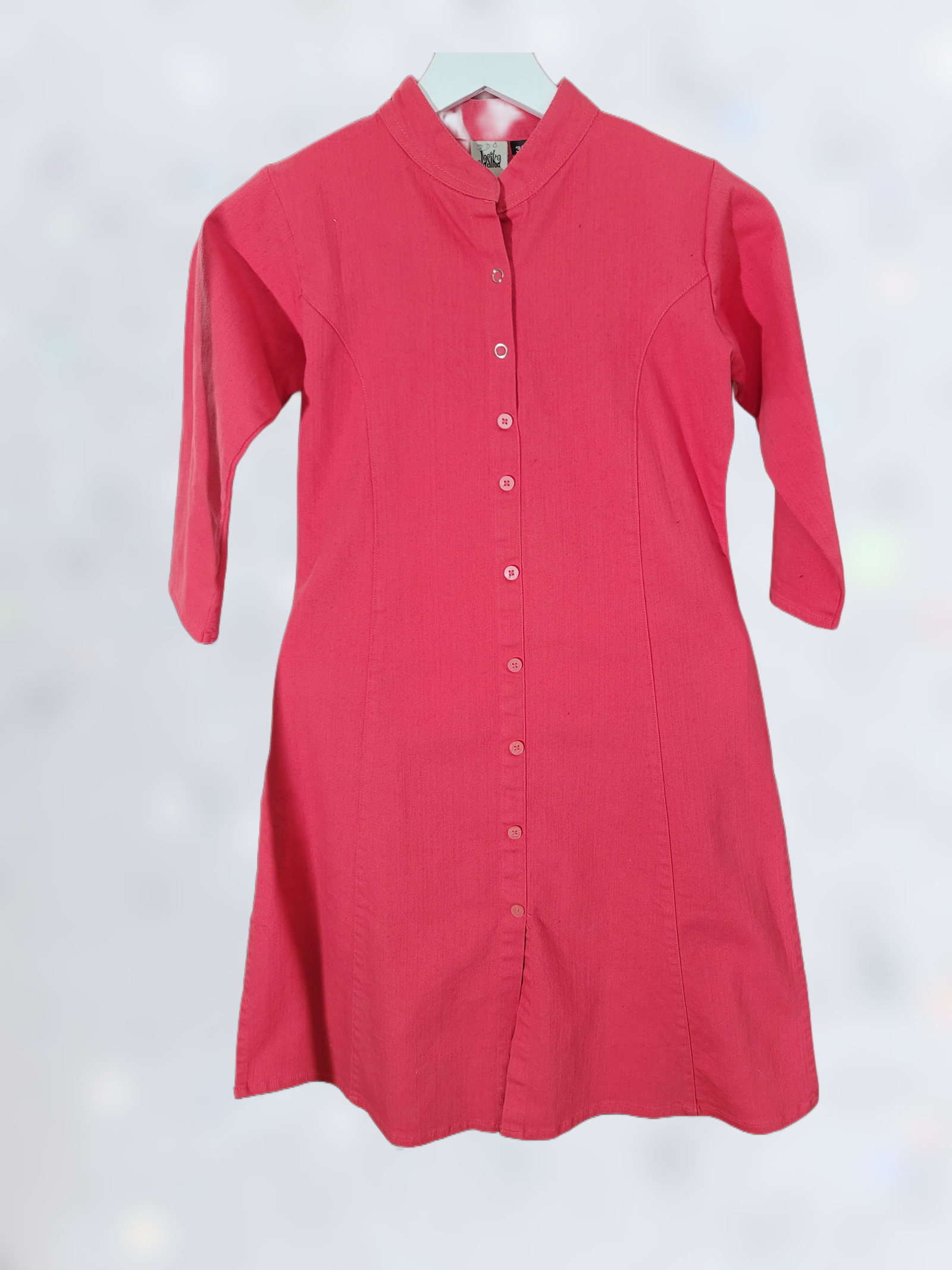 Elegant Pink Kurti with Exceptional Fabric Quality