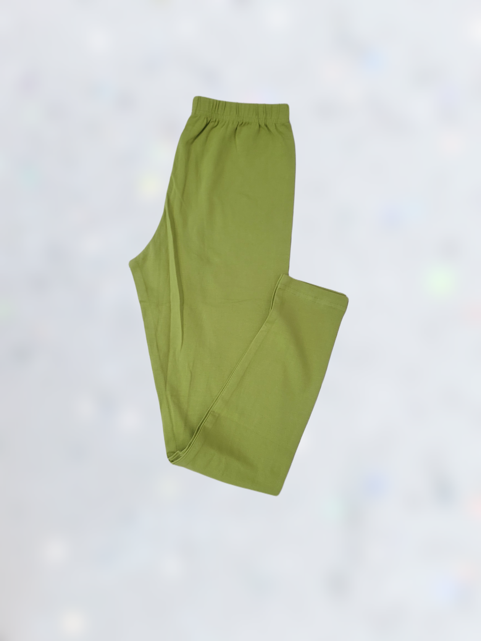 Green Color Leggings